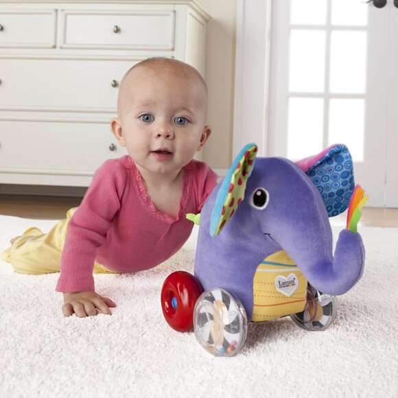 New in Box Lamaze  Push Along Peanut Elephant 9 Months + - Picture 4 of 15